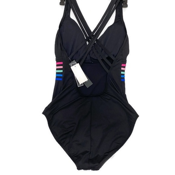 La Blanca Womens Spectrum Crossback One-Piece - Picture 5 of 8